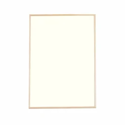 Birketræsramme, refleksfri, smal - 70 x 100 cm - Type 810