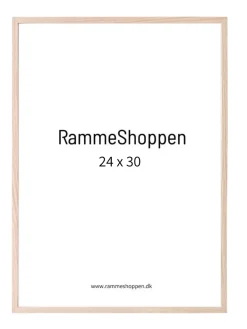 Birketræsramme, smal - 24 x 30 cm - Type 810