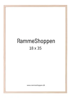 Birketræsramme, smal - 18 x 35 cm - Type 810