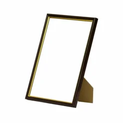 Brun ramme med guldkant, Polywood, Type 7304