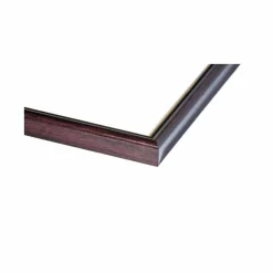 Brun ramme med guldkant, Polywood, Type 7304