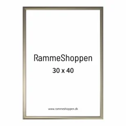 Champagne aluramme, mat, smal - Type 9042