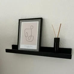 Gallerihylde-Sort-100 cm