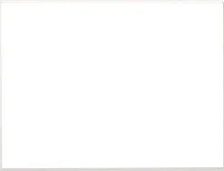 Hvid aluramme, blank, smal, Type 9006