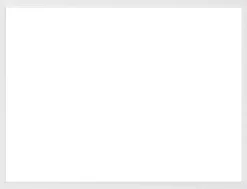 Hvid aluramme, blank, smal, Type 9006