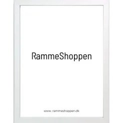 Hvid MDF ramme, smal, Type 2112