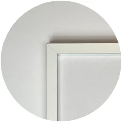 Hvid MDF ramme, smal, Type 2112