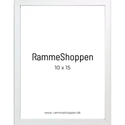 Hvid MDF ramme, smal, Type 2112