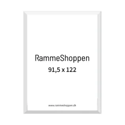 Hvid træramme, 91,5 x 122 cm, Type 861