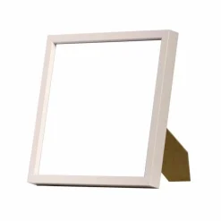 Hvid træramme, smal, 20 x 20 cm, Type 860