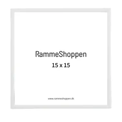 Hvid træramme, smal, Type 860