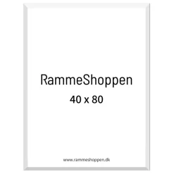 Hvid træramme, smal, Type 860