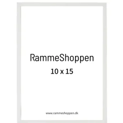 Hvid træramme, smal, Type 860