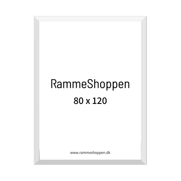 Hvid træramme, Type 861