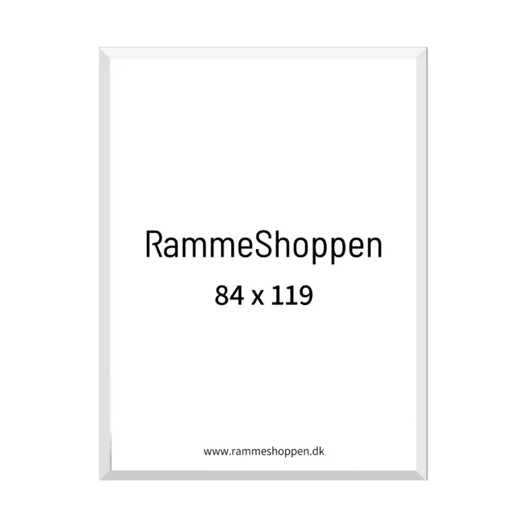 Hvid træramme, Type 861