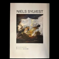 Kunstplakat - udstillingsplakat med Niels Sylvest