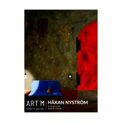 Kunstplakat - udstillingsplakat med Håkan Nyström