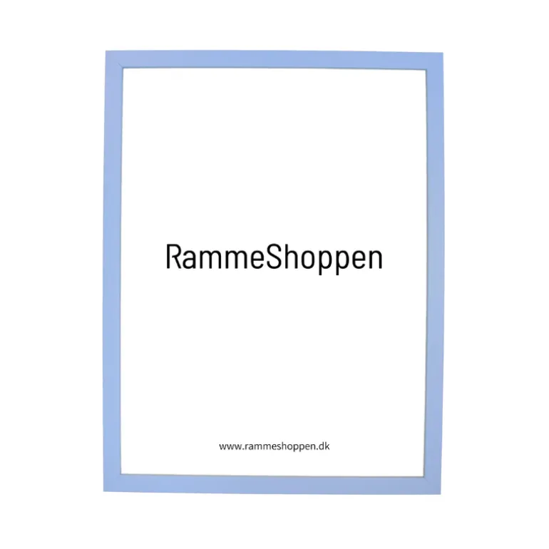 Lyseblå træramme - Type 481