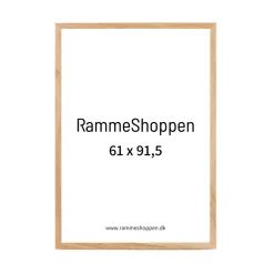 Massiv Egetræsramme - 61 x 91,5 cm - Type 851