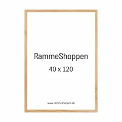 Massiv Egetræsramme - 40 x 120 cm - Type 851