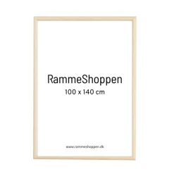 Massiv Egetræsramme - 100 x 140 cm - Type 851