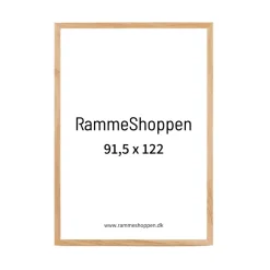 Massiv Egetræsramme - 91,5 x 122 cm - Type 851