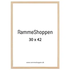 Massiv Egetræsramme - 30 x 42 cm (A3) - Type 851