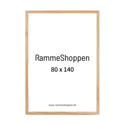 Massiv Egetræsramme - 80 x 140 cm - Type 851
