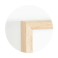 Massiv Egetræsramme - 70 x 90 cm - type 851