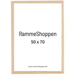 massiv Egetræsramme - 50 x 70 cm - type 851