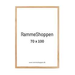 Massiv Egetræsramme - 70 x 100 cm - Type 851