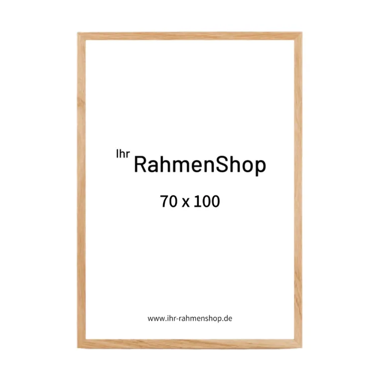 Massiv Egetræsramme - 70 x 100 cm - Type 851