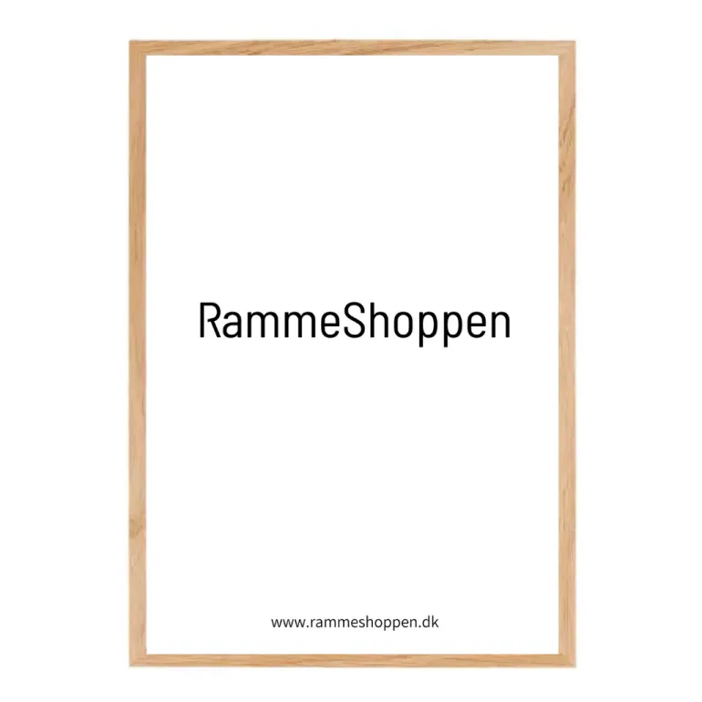 Massiv Egetræsramme - Type 851