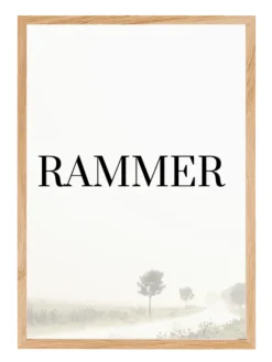 Massiv Egetræsramme - Type 851