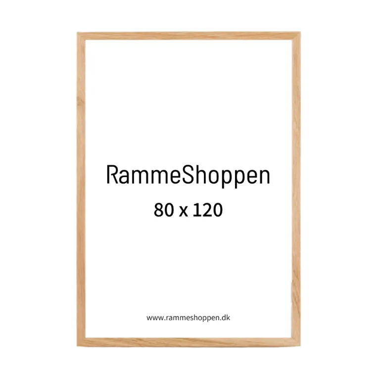 Massiv Egetræsramme - Type 851