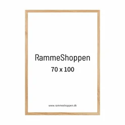 Massiv Egetræsramme, Smal - 70 X 100 cm - Type 320