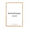 Massiv egetræsramme, smal - 33 x 48 cm (A3+) - Type 320