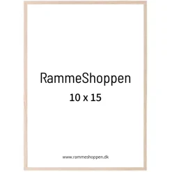 Massiv egetræsramme, smal - 10 x 15 cm - Type 320