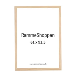 Massiv egetræsramme, smal - 61 x 91,5 cm - Type 320