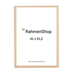 Massiv egetræsramme, smal - 61 x 91,5 cm - Type 320