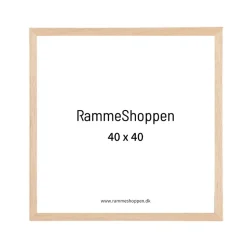 Massiv egetræsramme, smal - Type 320