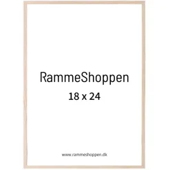 Massiv egetræsramme, smal - Type 320