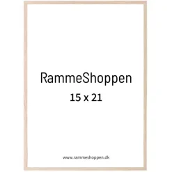 Massiv egetræsramme, smal - 15 x 21 cm (A5) - Type 320