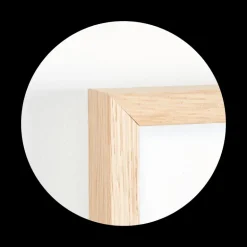 Massiv egetræsramme, smal - 50 x 70 cm - Type 320