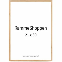 Massiv egetræsramme, 21x30 (A4) cm - Type VR01