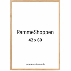 Massiv egetræsramme, 42x60 (A2) cm - Type VR01