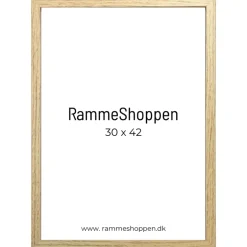 MDF ramme, egelook, smal - Type 0212