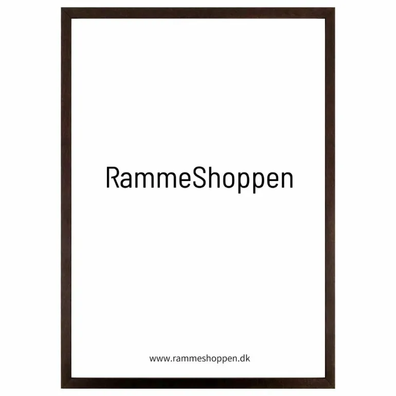 Mørk brun træramme - Type 830