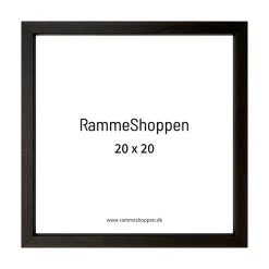 Mørk brun træramme - Type 830