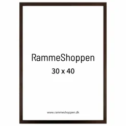 Mørk brun træramme - Type 830